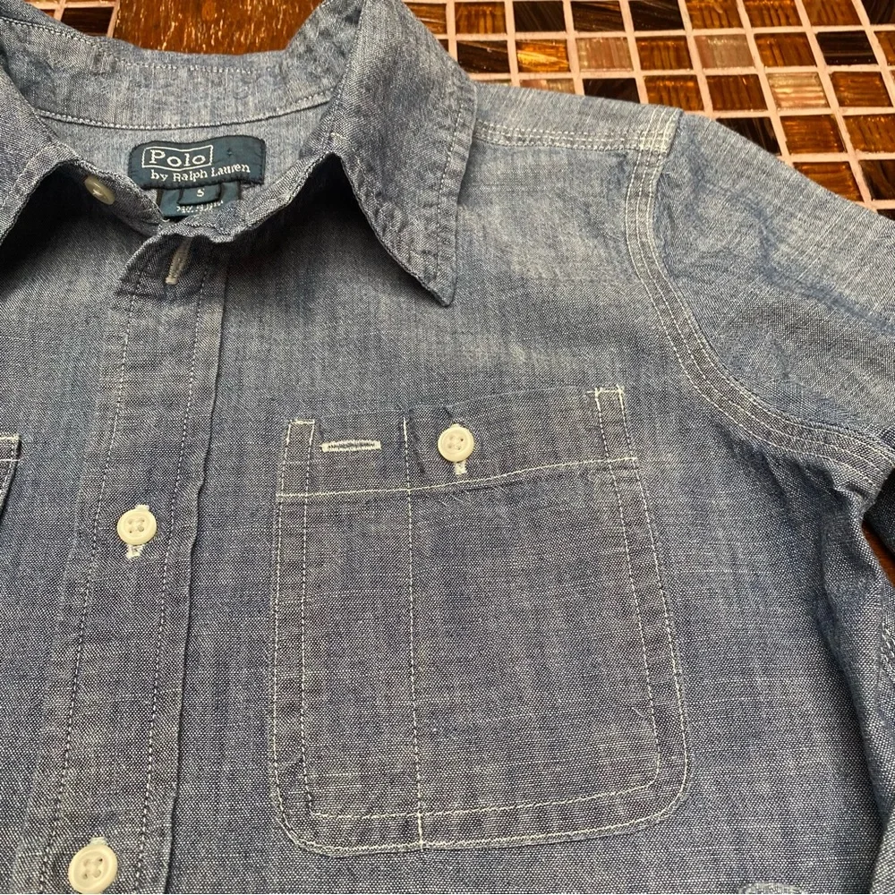 Ralph Lauren Chambray Boys Shirt
